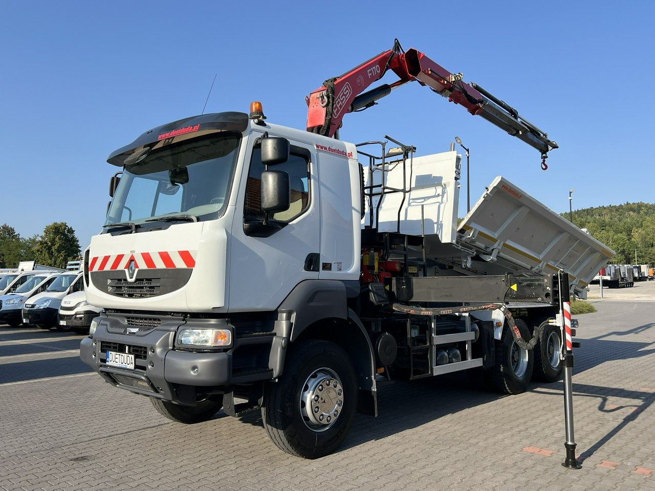 Renault Kerax 26.390 6x4 Mocny HDS FASSI F170 Sterowanie Radiowe - قلابات, شاحنة كرين: صور 1 Renault Kerax 26.390 6x4 Mocny HDS FASSI F170 Sterowanie Radiowe - قلابات, شاحنة كرين: صور 1