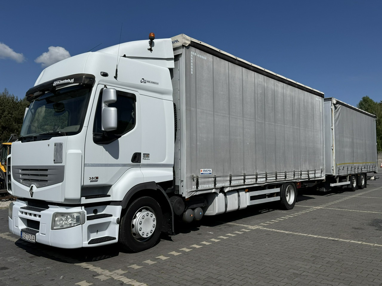 Renault Premium 380 DXi Euro 5 Firana 19 Palet Dach Zsuwany 18ton DMC - شاحنة ستارة: صور 1 Renault Premium 380 DXi Euro 5 Firana 19 Palet Dach Zsuwany 18ton DMC - شاحنة ستارة: صور 1