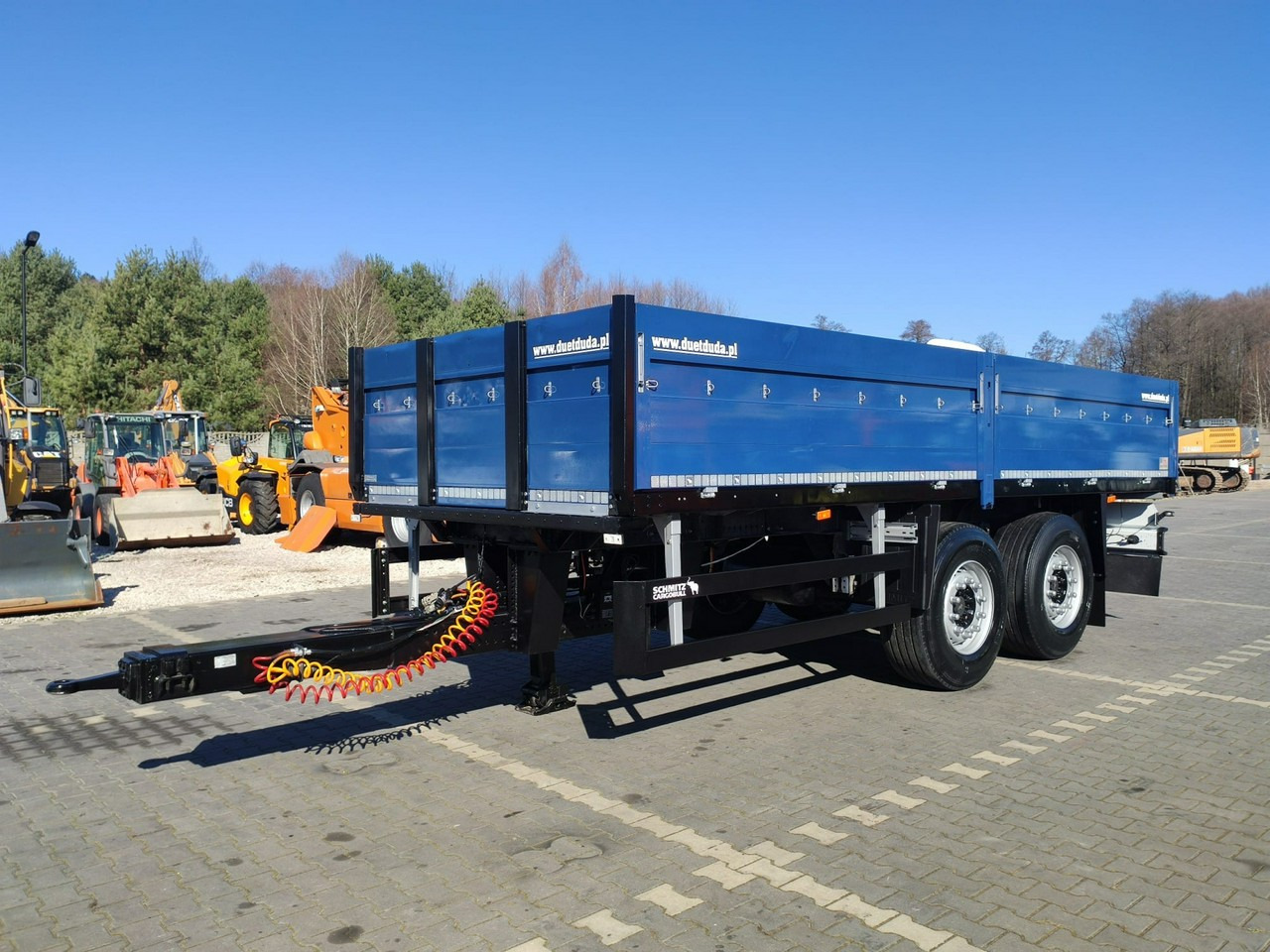 Schmitz Cargobull Ciężarowa 2-osiowa na poduszkach Tandem Stan Unikat !!! - مقطورات مسطحة: صور 2 Schmitz Cargobull Ciężarowa 2-osiowa na poduszkach Tandem Stan Unikat !!! - مقطورات مسطحة: صور 2