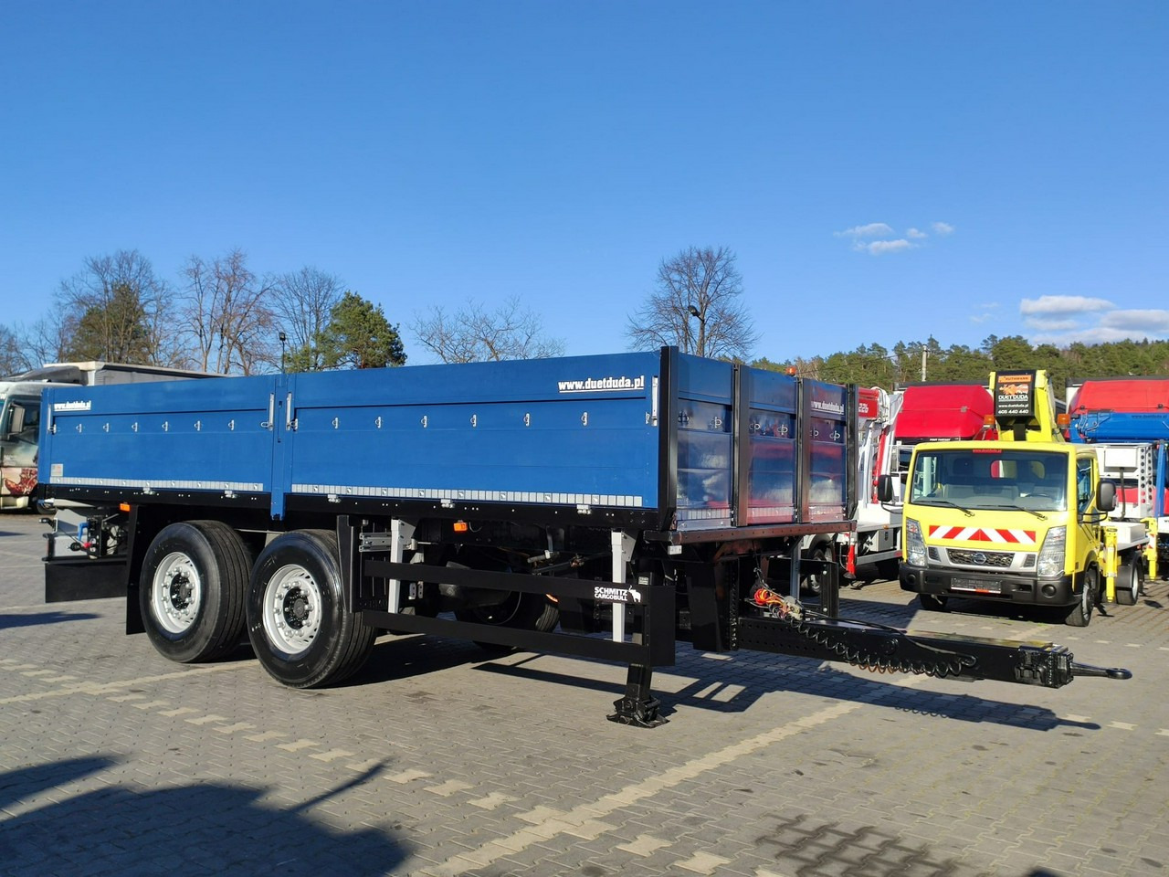 Schmitz Cargobull Ciężarowa 2-osiowa na poduszkach Tandem Stan Unikat !!! - مقطورات مسطحة: صور 5 Schmitz Cargobull Ciężarowa 2-osiowa na poduszkach Tandem Stan Unikat !!! - مقطورات مسطحة: صور 5