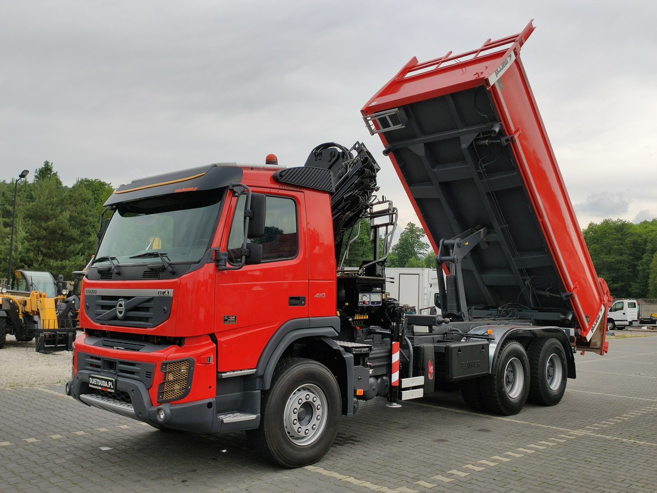 Volvo FMX 410 6x4 13L HDS Radiowy Hydroburta - قلابات, شاحنة كرين: صور 3 Volvo FMX 410 6x4 13L HDS Radiowy Hydroburta - قلابات, شاحنة كرين: صور 3