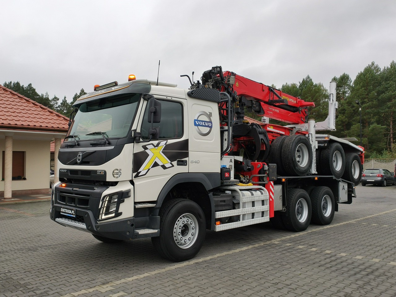 Volvo FMX 540 6x4 RETARDER PALFORET EPSILON S300L Do Drewna - شاحنة قطع الأشجار: صور 1 Volvo FMX 540 6x4 RETARDER PALFORET EPSILON S300L Do Drewna - شاحنة قطع الأشجار: صور 1