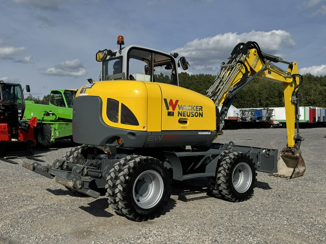 Wacker Neuson EW100 Pług + Podpory 10 ton Szybkozłącze Klimatyzacja - حفارة على عجلات: صور 2 Wacker Neuson EW100 Pług + Podpory 10 ton Szybkozłącze Klimatyzacja - حفارة على عجلات: صور 2