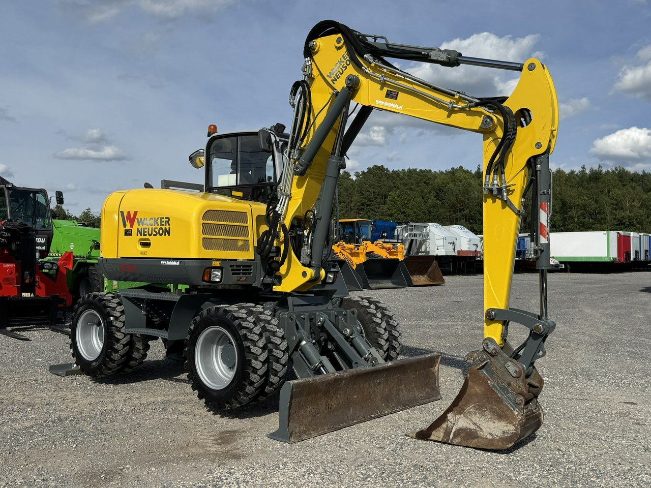 Wacker Neuson EW100 Pług + Podpory 10 ton Szybkozłącze Klimatyzacja - حفارة على عجلات: صور 5 Wacker Neuson EW100 Pług + Podpory 10 ton Szybkozłącze Klimatyzacja - حفارة على عجلات: صور 5