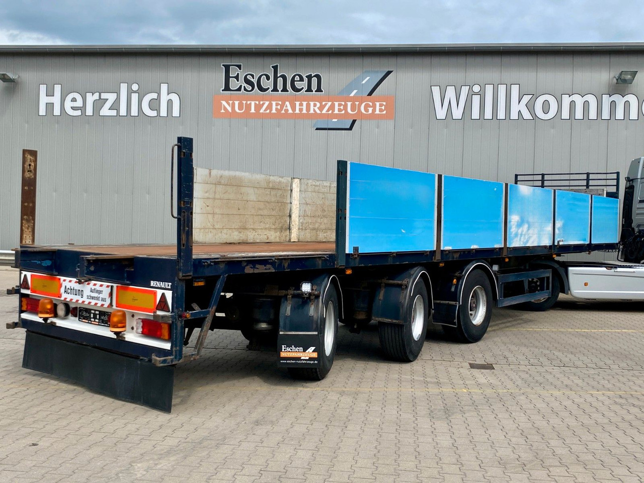 KWB/Bree Rollkranauflieger | 2+3.Achse gelenkt - نصف مقطورة مسطحة: صور 4 KWB/Bree Rollkranauflieger | 2+3.Achse gelenkt - نصف مقطورة مسطحة: صور 4