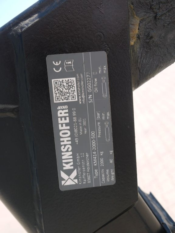 Kinshofer Palettengabel 2 Tonnen aus 2021 - شاحنات مسطحة, شاحنة كرين: صور 5 Kinshofer Palettengabel 2 Tonnen aus 2021 - شاحنات مسطحة, شاحنة كرين: صور 5