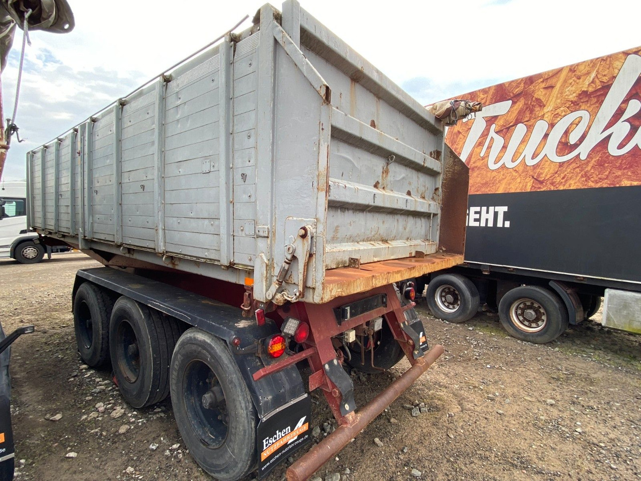 Langendorf SK 24/27 | Stahl 22m³*Luft-Lift*Rollplane*BPW - قلابة نصف مقطورة: صور 2 Langendorf SK 24/27 | Stahl 22m³*Luft-Lift*Rollplane*BPW - قلابة نصف مقطورة: صور 2