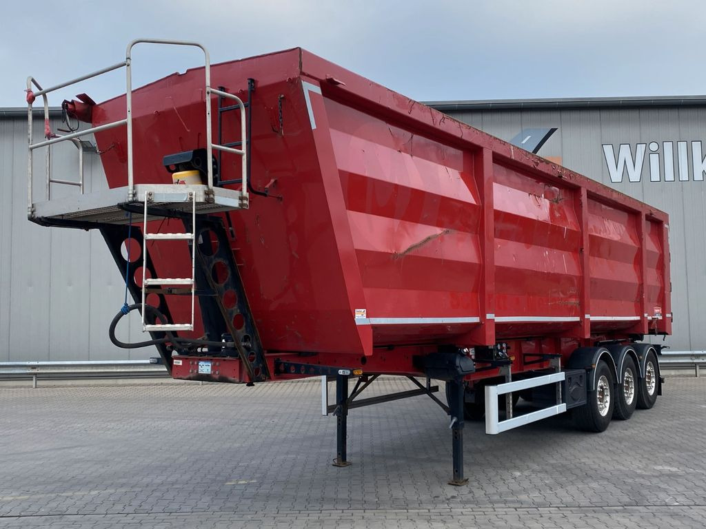 Langendorf Stahlmulde 50m³*ALU-Felgen*Portal*1+3 Liftachse - قلابة نصف مقطورة: صور 1 Langendorf Stahlmulde 50m³*ALU-Felgen*Portal*1+3 Liftachse - قلابة نصف مقطورة: صور 1