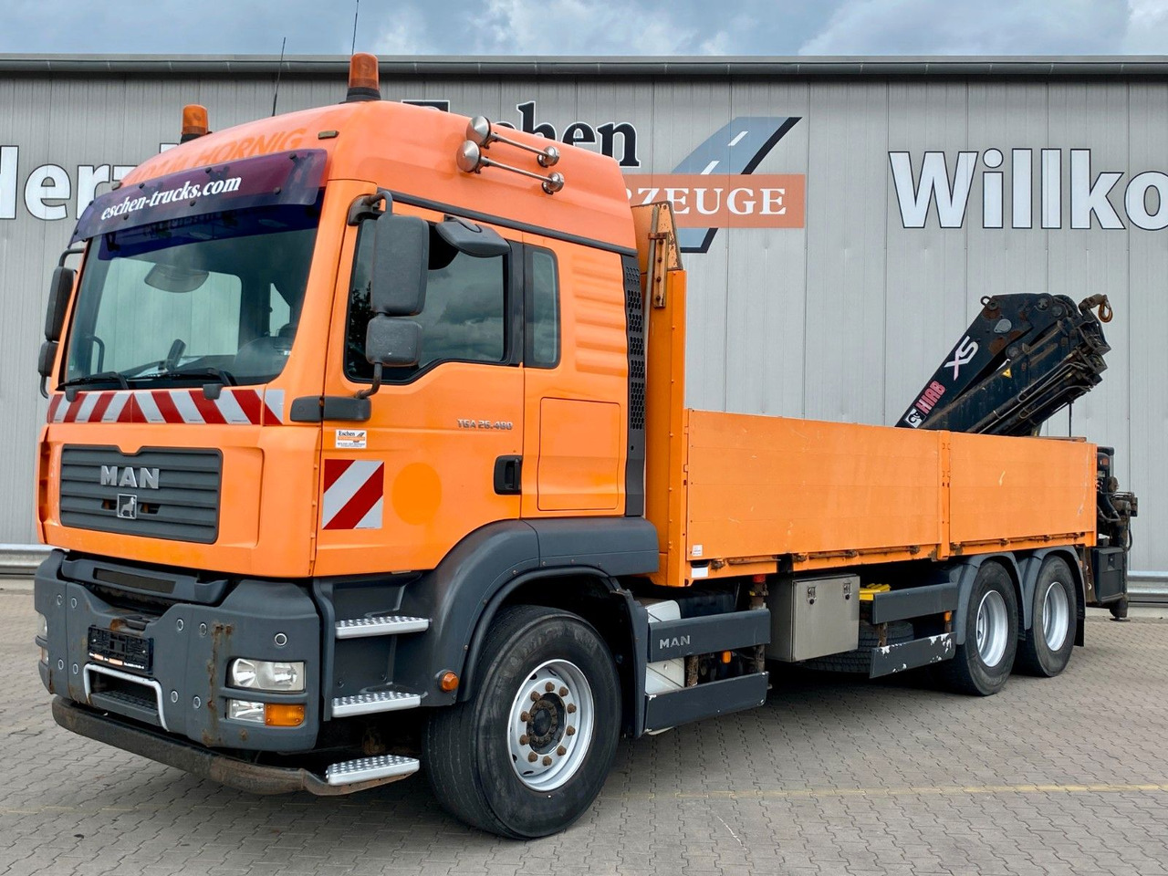 MAN TGA 26.480 6x4 | HIAB 377 EP-4*Funk*Retarder*AHK - شاحنات مسطحة, شاحنة كرين: صور 1 MAN TGA 26.480 6x4 | HIAB 377 EP-4*Funk*Retarder*AHK - شاحنات مسطحة, شاحنة كرين: صور 1