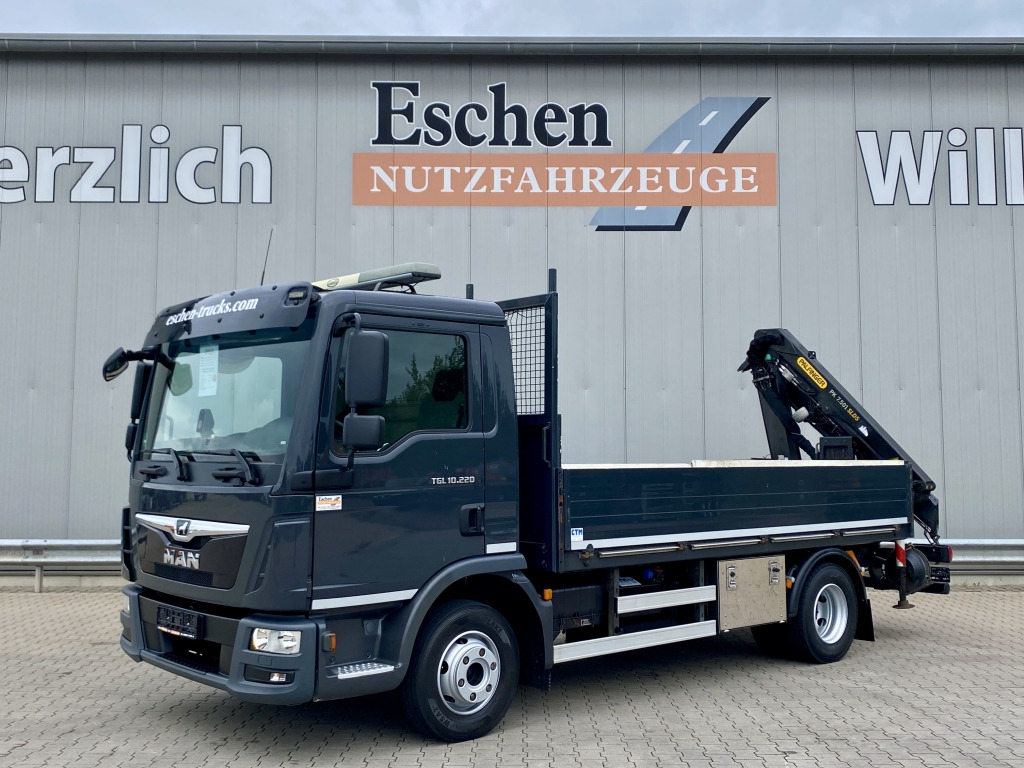MAN TGL 10.220 4x2 BB / Palfinger PK 7.501 Kran - شاحنات مسطحة, شاحنة كرين: صور 1 MAN TGL 10.220 4x2 BB / Palfinger PK 7.501 Kran - شاحنات مسطحة, شاحنة كرين: صور 1