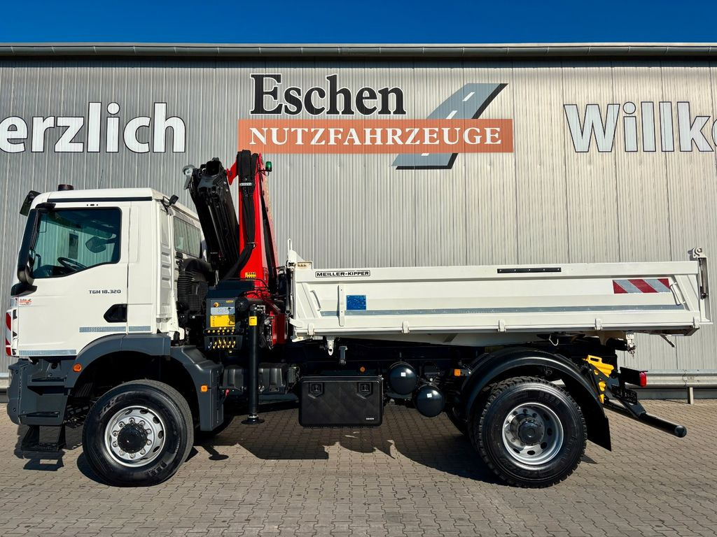 MAN TGM 18.320 4x4BB MEILLER*Palfinger PK 14.501 - قلابات, شاحنة كرين: صور 4 MAN TGM 18.320 4x4BB MEILLER*Palfinger PK 14.501 - قلابات, شاحنة كرين: صور 4