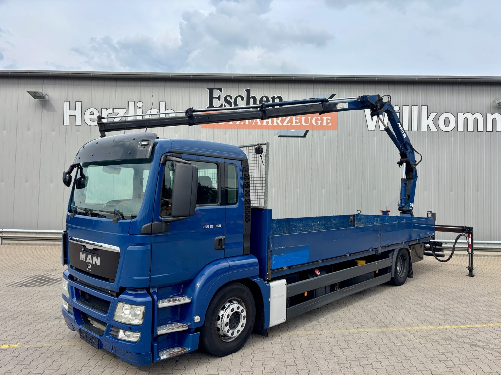 MAN TGS 18.360 4x2 LL / MKG HLK 121 Heckkran - شاحنات مسطحة: صور 2 MAN TGS 18.360 4x2 LL / MKG HLK 121 Heckkran - شاحنات مسطحة: صور 2