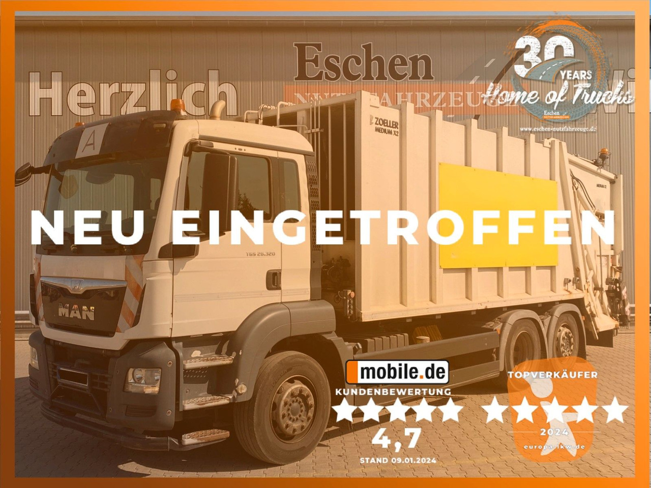 MAN TGS 26.320 6x2-4 | Zöller Medium X2EC24*3x Sitze - شاحنة القمامة: صور 1 MAN TGS 26.320 6x2-4 | Zöller Medium X2EC24*3x Sitze - شاحنة القمامة: صور 1