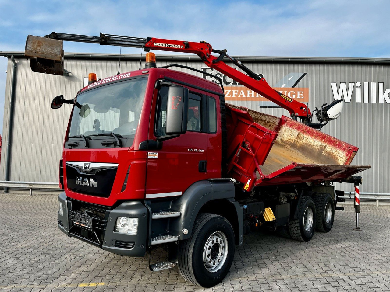 MAN TGS 26.460 6x4BB|Palfinger M12L83 Kran*Bordmatik - قلابات, شاحنة كرين: صور 1 MAN TGS 26.460 6x4BB|Palfinger M12L83 Kran*Bordmatik - قلابات, شاحنة كرين: صور 1