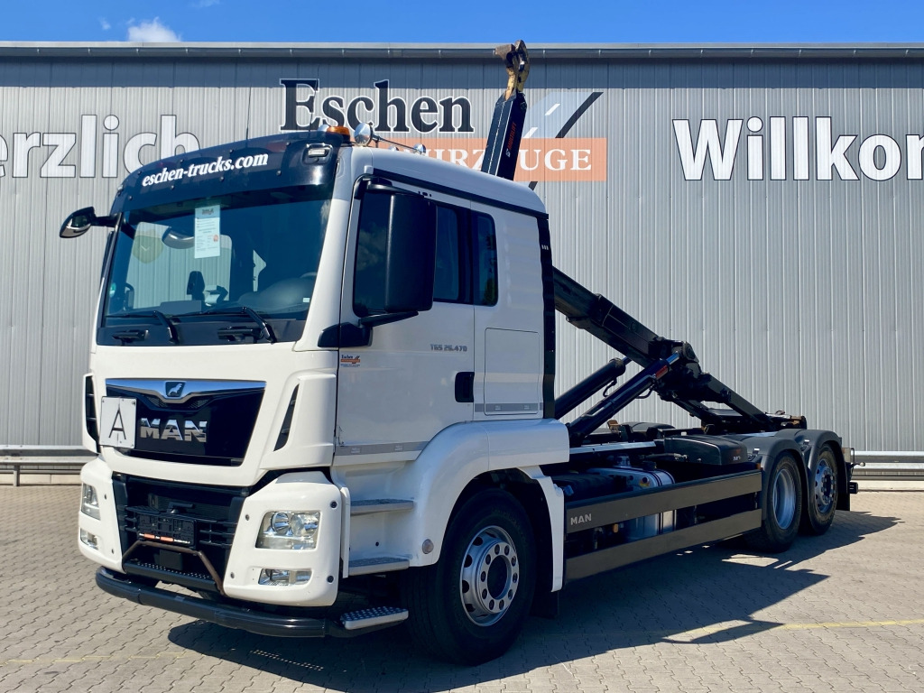 MAN TGS 26.470 6x2-4 BL / HIAB Aufbau - شاحنة ذات الخطاف: صور 1 MAN TGS 26.470 6x2-4 BL / HIAB Aufbau - شاحنة ذات الخطاف: صور 1