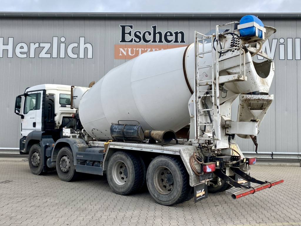 MAN TGS 32.360 8x4 BB / 9 m³ Stetter-Aufbau - شاحنة خلاطة خرسانة: صور 3 MAN TGS 32.360 8x4 BB / 9 m³ Stetter-Aufbau - شاحنة خلاطة خرسانة: صور 3