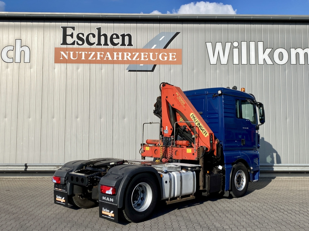 شاحنة جرار MAN TGX 18.400 4x2 BLS / Palfinger PK15500 Kran: صور 6