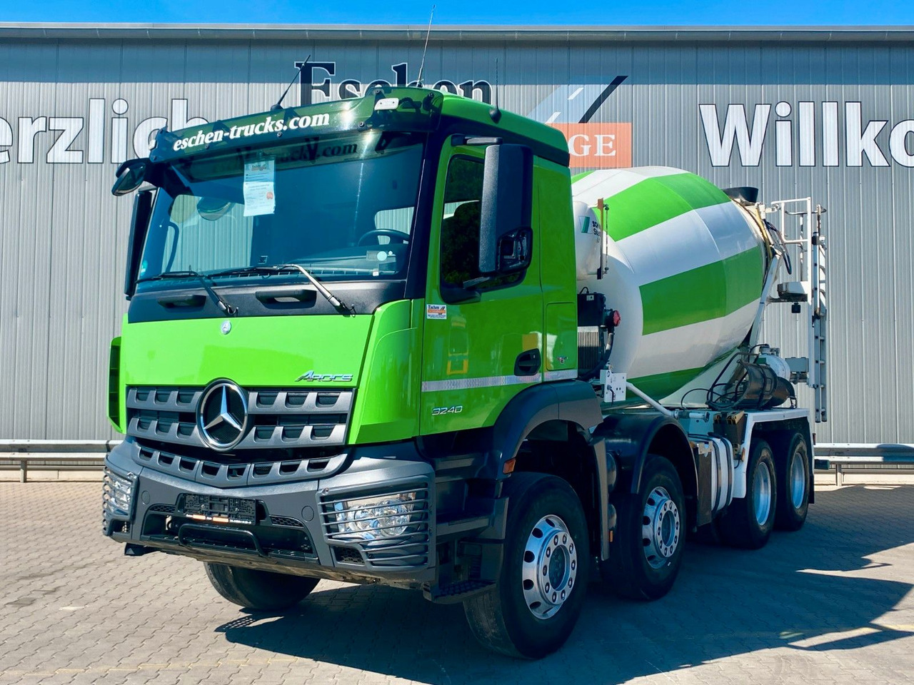 Mercedes-Benz 3240 Arocs 8x4| 9m³ Stetter*Navi*Klima*ASR*Blatt - شاحنة خلاطة خرسانة: صور 1 Mercedes-Benz 3240 Arocs 8x4| 9m³ Stetter*Navi*Klima*ASR*Blatt - شاحنة خلاطة خرسانة: صور 1
