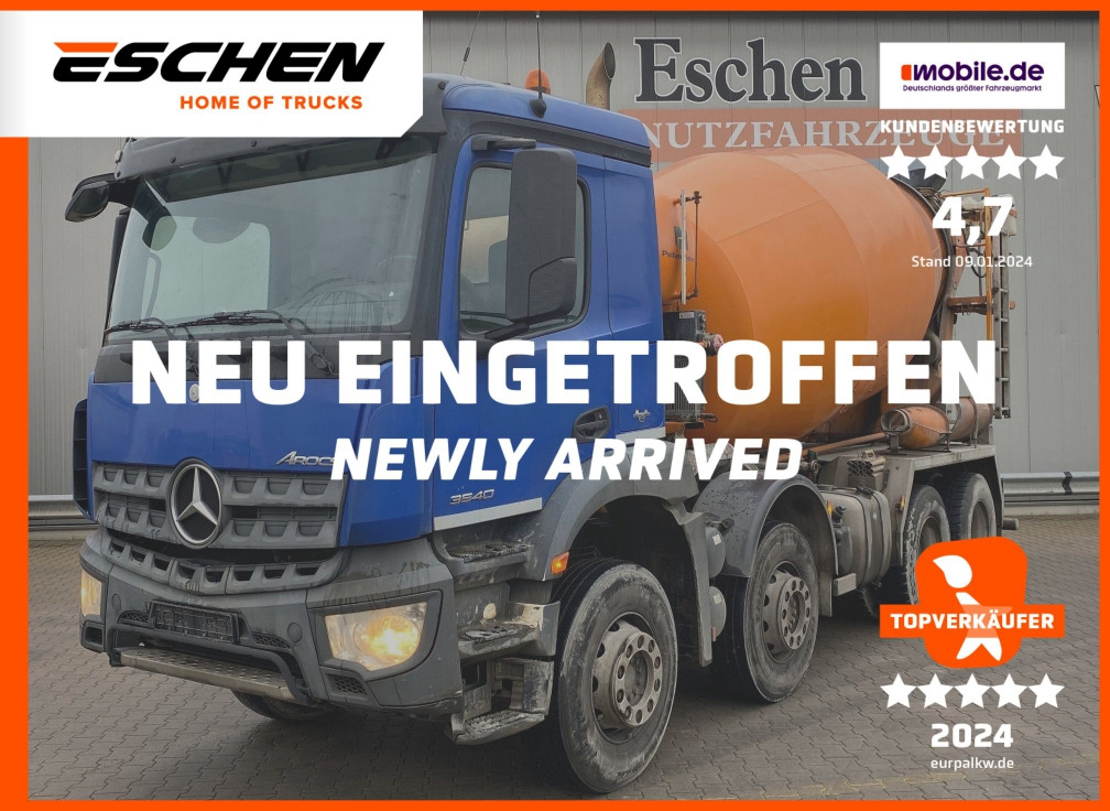 Mercedes-Benz 3540 8x4 Arocs / 9 m³ Intermix-Aufbau - شاحنة خلاطة خرسانة: صور 1 Mercedes-Benz 3540 8x4 Arocs / 9 m³ Intermix-Aufbau - شاحنة خلاطة خرسانة: صور 1