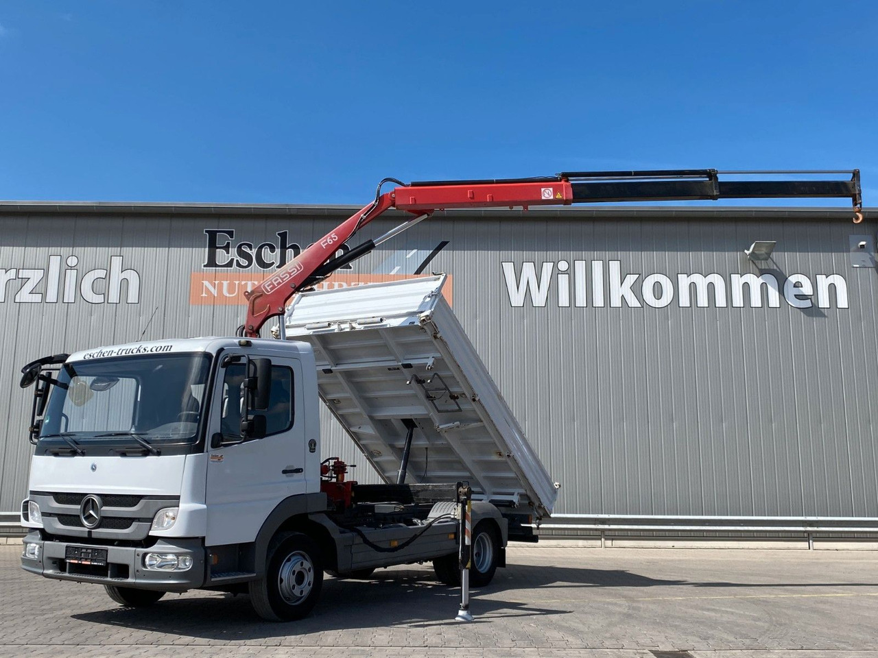Mercedes-Benz 818 Atego | Fassi F65*MEILLER*PKW-AHK*1.Hand - قلابات, شاحنة كرين: صور 2 Mercedes-Benz 818 Atego | Fassi F65*MEILLER*PKW-AHK*1.Hand - قلابات, شاحنة كرين: صور 2