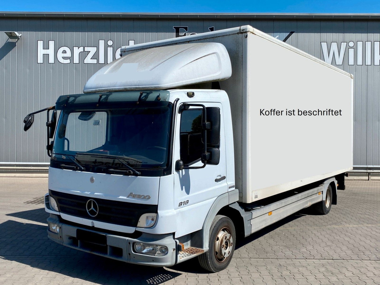 Mercedes-Benz 818 Atego | MBB LBW 1,00to.*3x Sitze*AHK*Teppich - الشاحنات الصغيرة صندوق مغلق: صور 1 Mercedes-Benz 818 Atego | MBB LBW 1,00to.*3x Sitze*AHK*Teppich - الشاحنات الصغيرة صندوق مغلق: صور 1