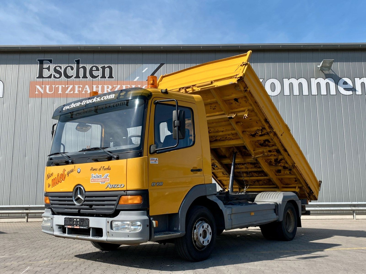 Mercedes-Benz 818 Atego | MEILLER*6-Gang manuell*AHK*Klima*ABS - قلاب صغير: صور 1 Mercedes-Benz 818 Atego | MEILLER*6-Gang manuell*AHK*Klima*ABS - قلاب صغير: صور 1