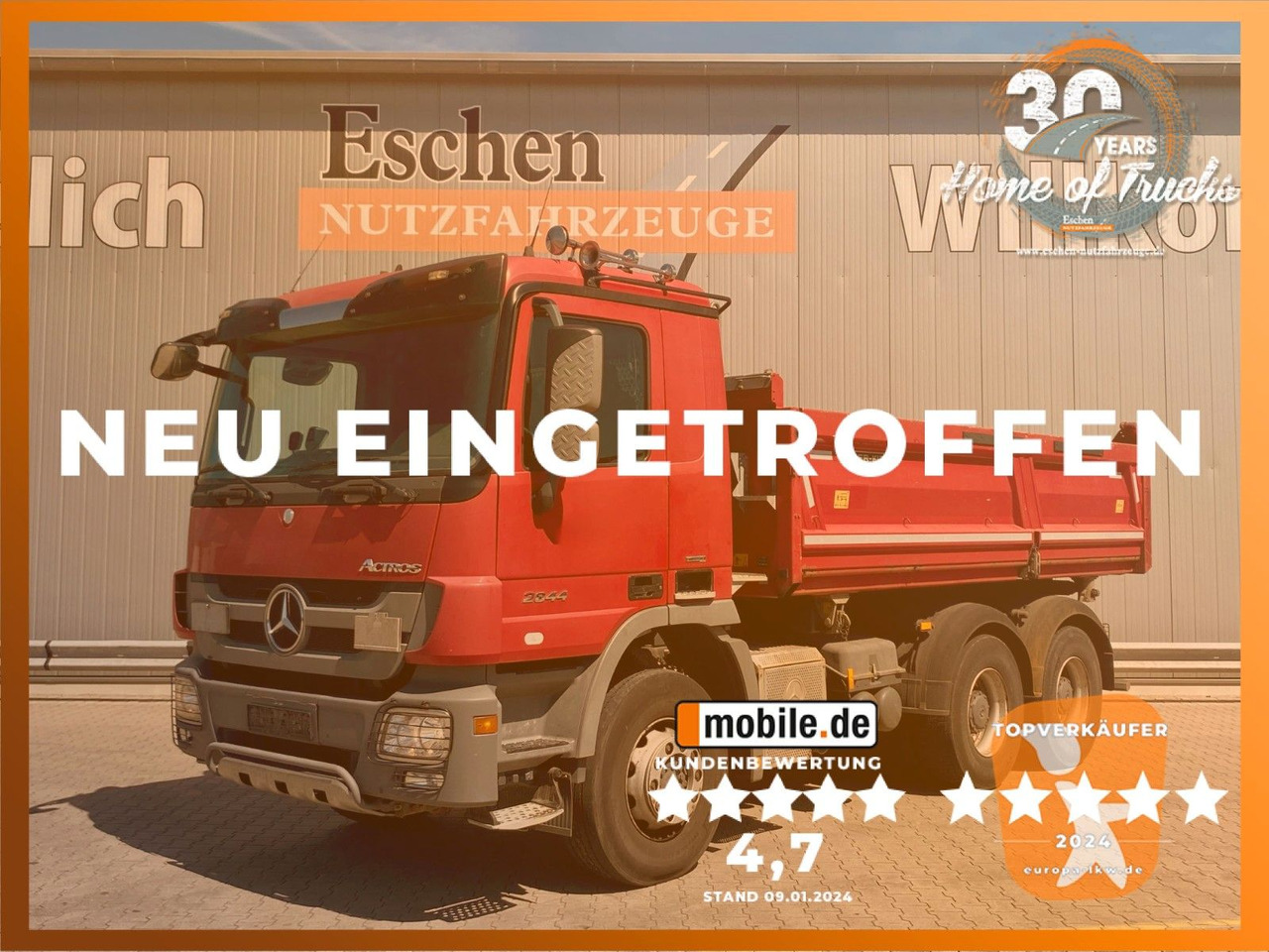 Mercedes-Benz Actros 2644 Original100TKM*MEILLER*Bordmatik*TOP - قلابات: صور 1 Mercedes-Benz Actros 2644 Original100TKM*MEILLER*Bordmatik*TOP - قلابات: صور 1