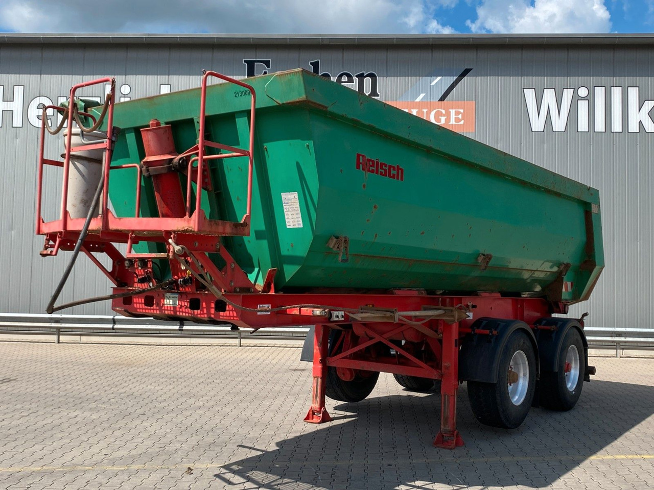 Reisch RHKS-31/20 SSL | Stahl 23m³*Luft-Lift*Kurzsattel - قلابة نصف مقطورة: صور 1 Reisch RHKS-31/20 SSL | Stahl 23m³*Luft-Lift*Kurzsattel - قلابة نصف مقطورة: صور 1