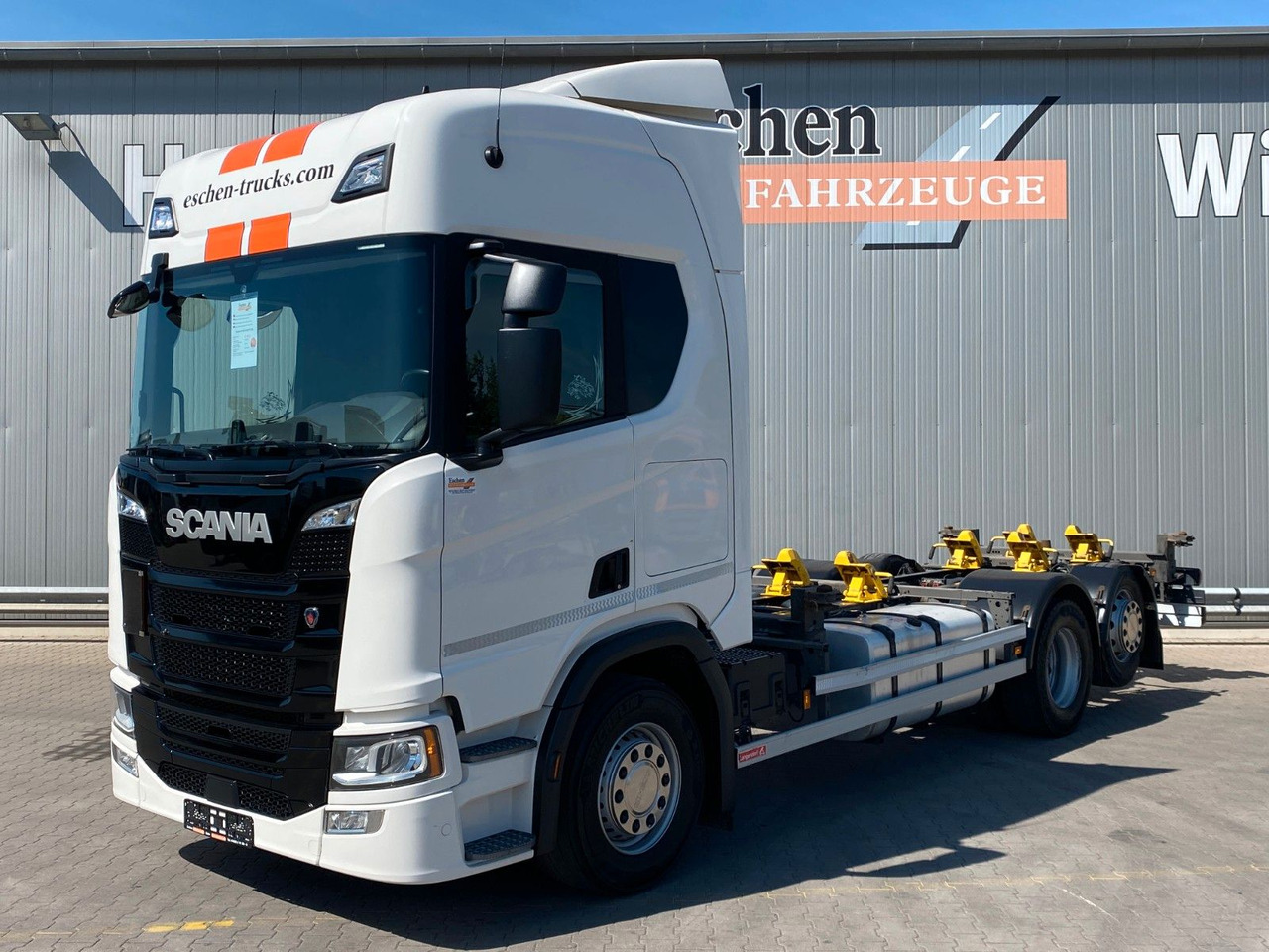 Scania R 450 B 6x2*4 BDF|Retarder*AHK*Lift*SDG Wechsler - شاحنات الحاويات/ جسم علوي قابل للتغيير شاحنة: صور 1 Scania R 450 B 6x2*4 BDF|Retarder*AHK*Lift*SDG Wechsler - شاحنات الحاويات/ جسم علوي قابل للتغيير شاحنة: صور 1