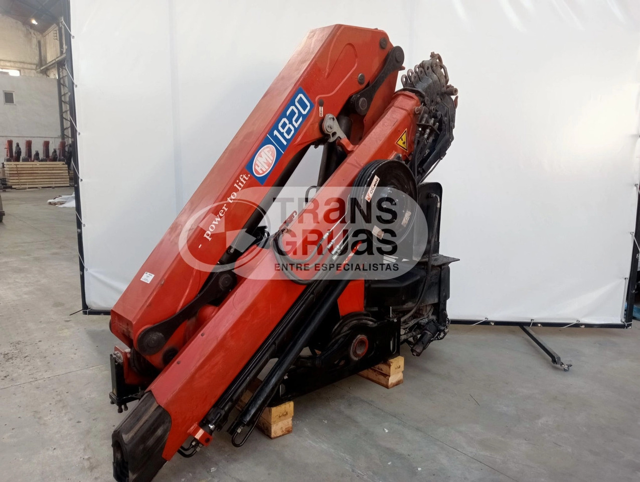 Grúa HMF 1820-K5 - ونش كرين - شاحنة: صور 4 Grúa HMF 1820-K5 - ونش كرين - شاحنة: صور 4