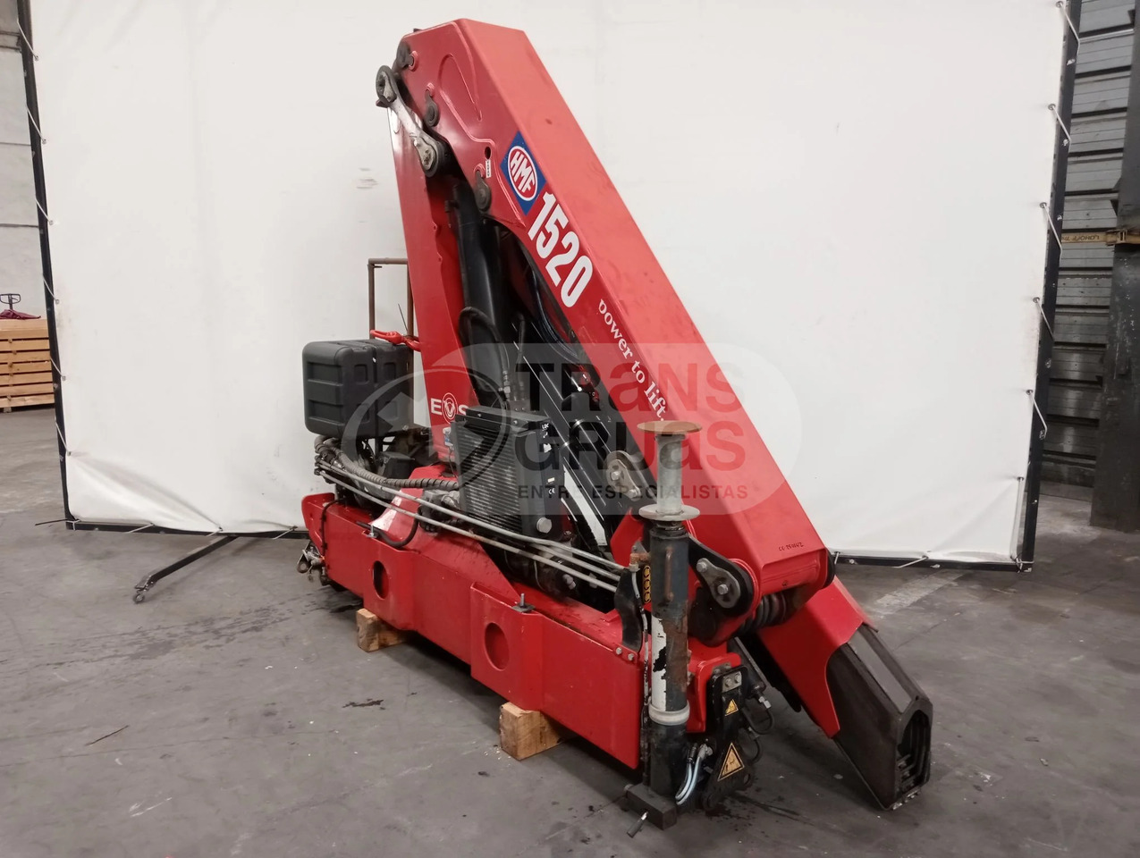 Grúa hidráulica HMF 1520 K4 - ونش كرين: صور 3 Grúa hidráulica HMF 1520 K4 - ونش كرين: صور 3