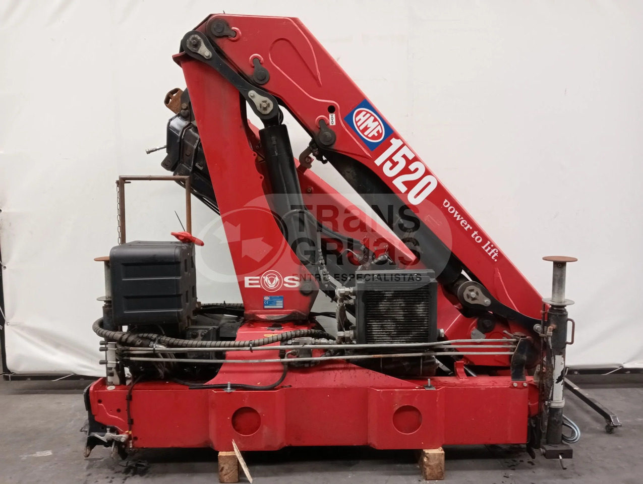 Grúa hidráulica HMF 1520 K4 - ونش كرين: صور 1 Grúa hidráulica HMF 1520 K4 - ونش كرين: صور 1