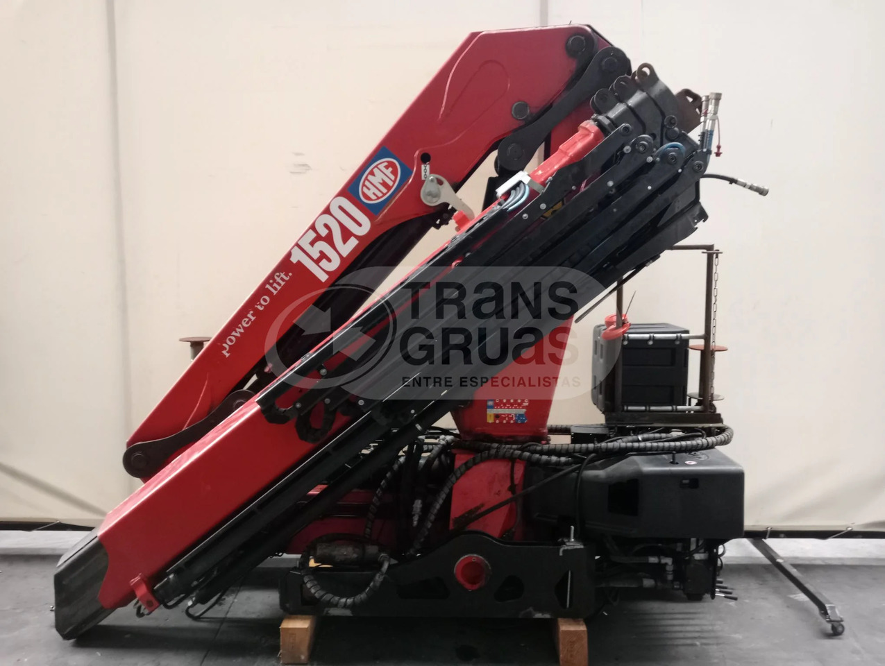 Grúa hidráulica HMF 1520 K4 - ونش كرين: صور 2 Grúa hidráulica HMF 1520 K4 - ونش كرين: صور 2