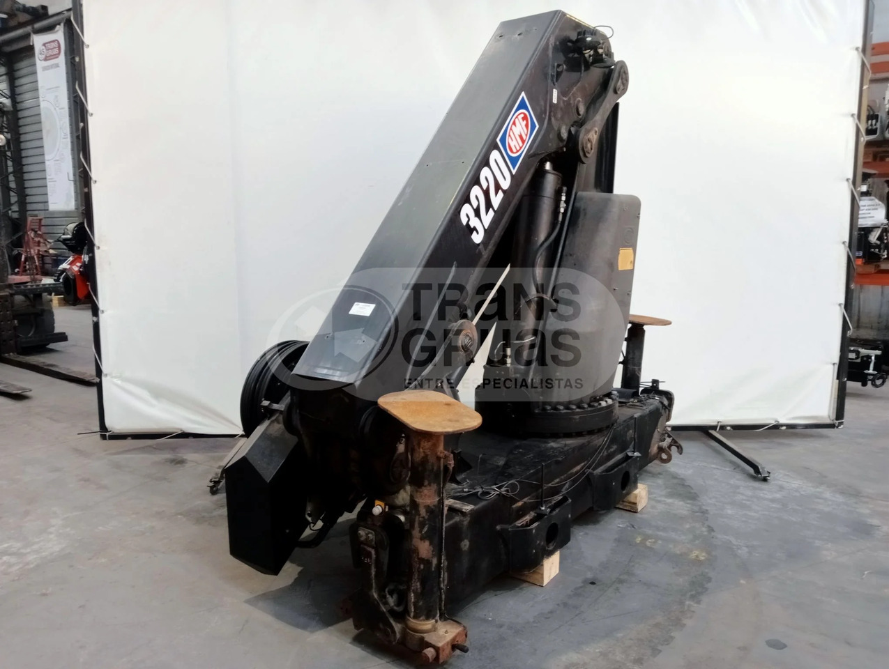 Grúa hidráulica HMF 3220 K5 - ونش كرين: صور 4 Grúa hidráulica HMF 3220 K5 - ونش كرين: صور 4