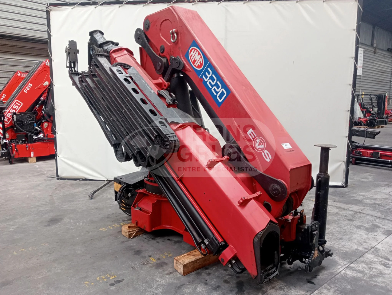 Grúa hidráulica HMF 3220 K6 - ونش كرين: صور 4 Grúa hidráulica HMF 3220 K6 - ونش كرين: صور 4