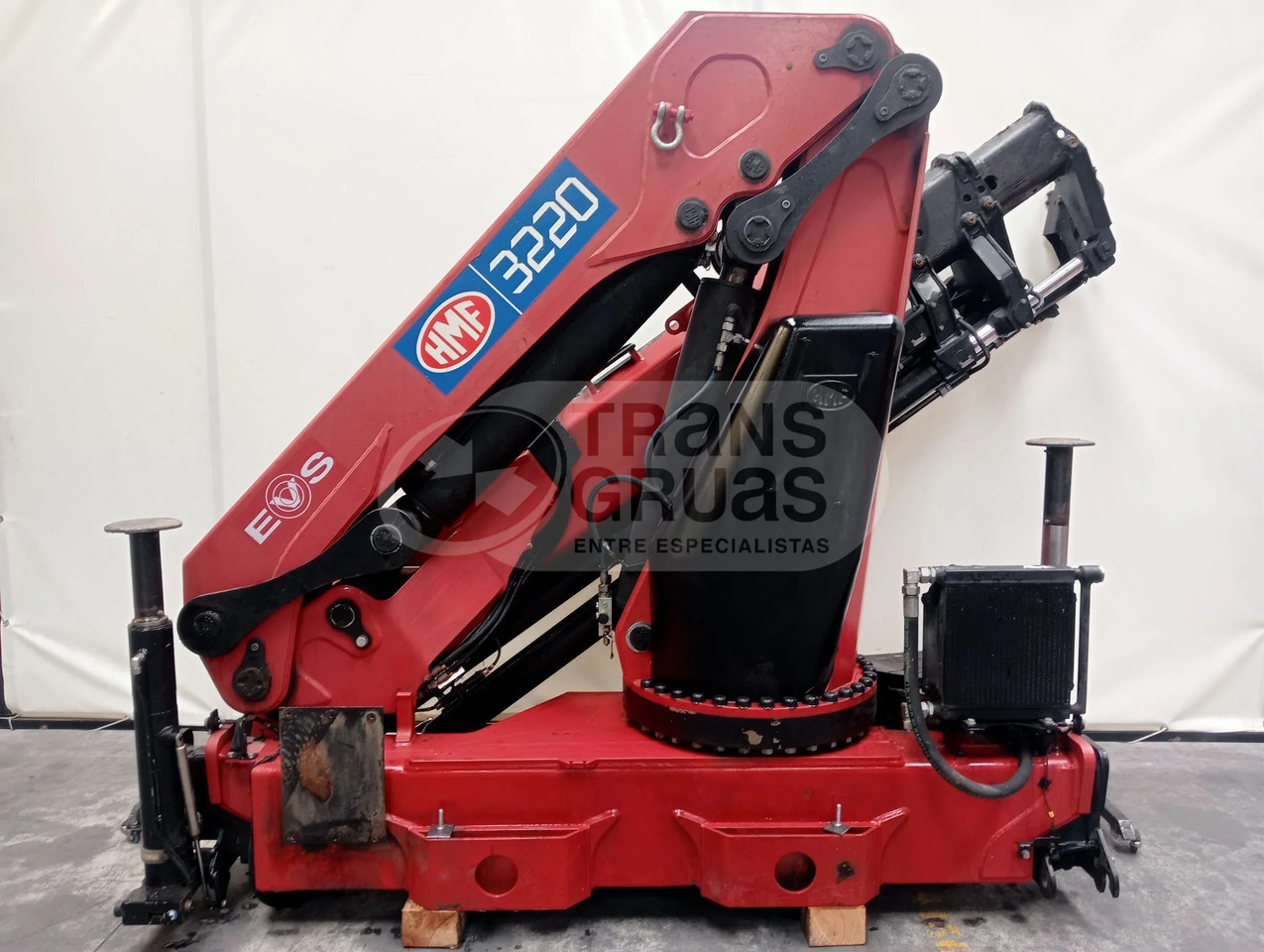 Grúa hidráulica HMF 3220 K6 - ونش كرين: صور 1 Grúa hidráulica HMF 3220 K6 - ونش كرين: صور 1