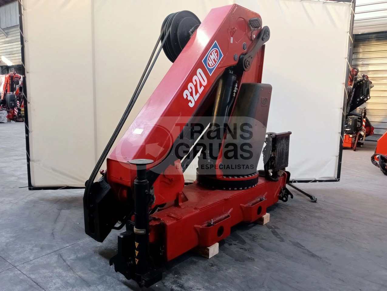 Grúa hidráulica HMF 3220 K - ونش كرين: صور 4 Grúa hidráulica HMF 3220 K - ونش كرين: صور 4