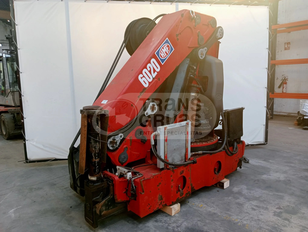 Grúa hidráulica HMF 6020 - ونش كرين: صور 4 Grúa hidráulica HMF 6020 - ونش كرين: صور 4