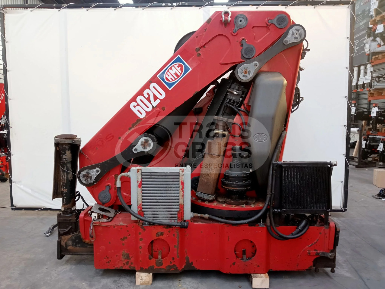 Grúa hidráulica HMF 6020 - ونش كرين: صور 2 Grúa hidráulica HMF 6020 - ونش كرين: صور 2