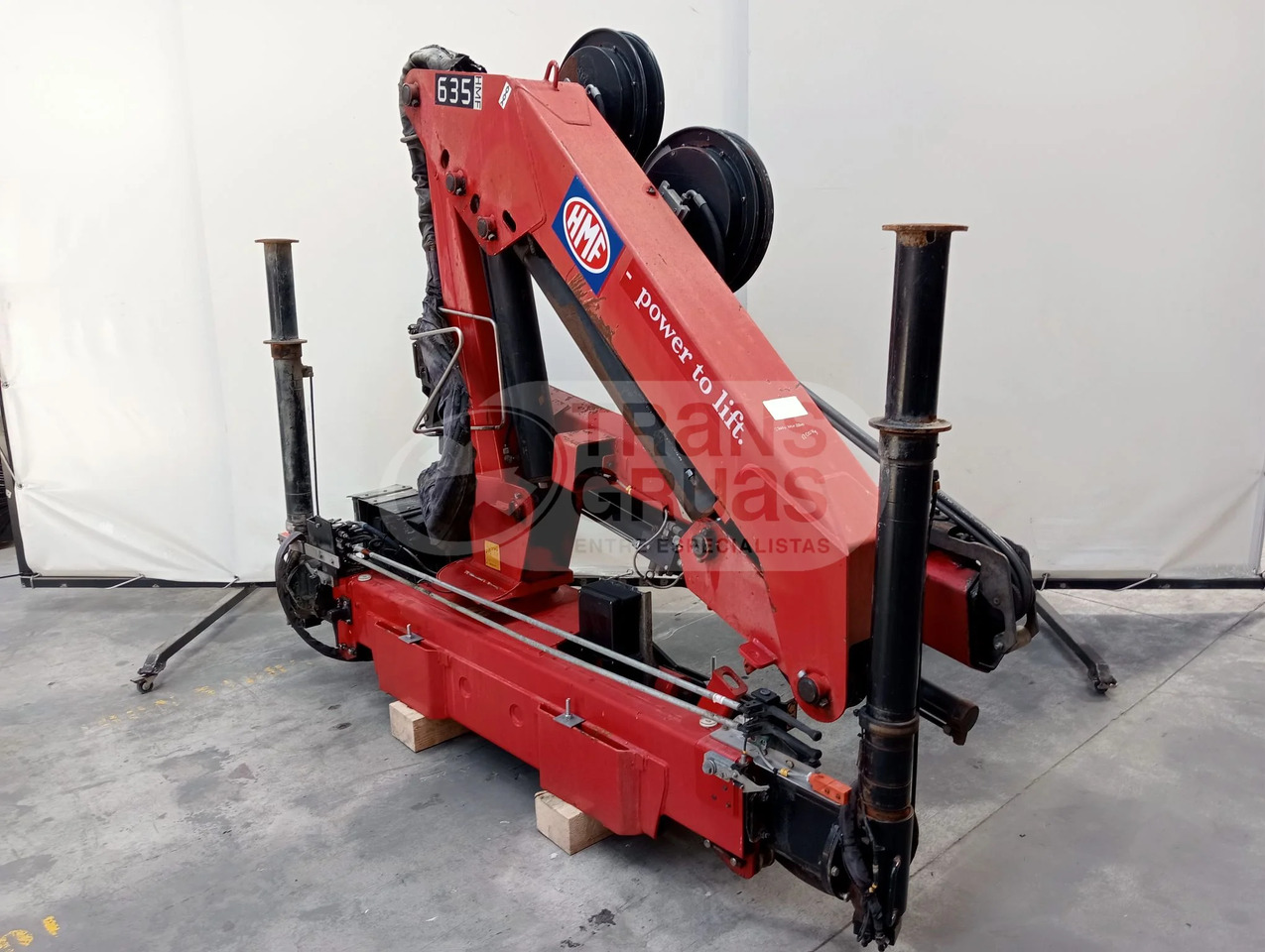 Grúa hidráulica HMF 635 K2 - ونش كرين: صور 2 Grúa hidráulica HMF 635 K2 - ونش كرين: صور 2