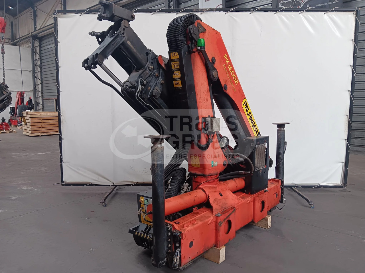 Grúa hidráulica Palfinger PK 16002 - ونش كرين: صور 4 Grúa hidráulica Palfinger PK 16002 - ونش كرين: صور 4