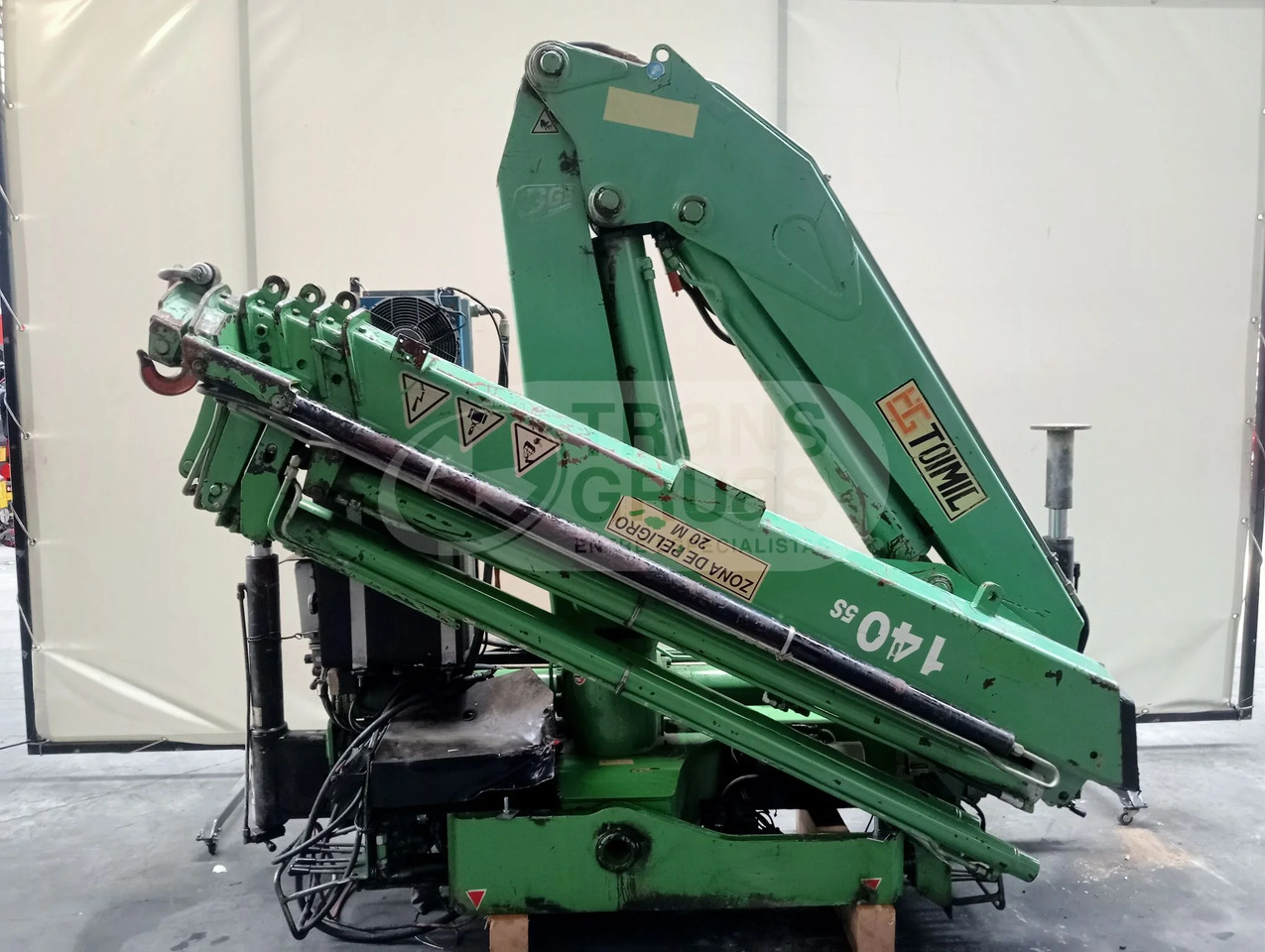 Grúa hidráulica TOIMIL 140 5S - ونش كرين: صور 2 Grúa hidráulica TOIMIL 140 5S - ونش كرين: صور 2