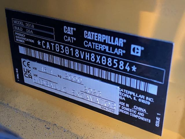 Cat 301.8 - حفارة مصغرة: صور 5 Cat 301.8 - حفارة مصغرة: صور 5