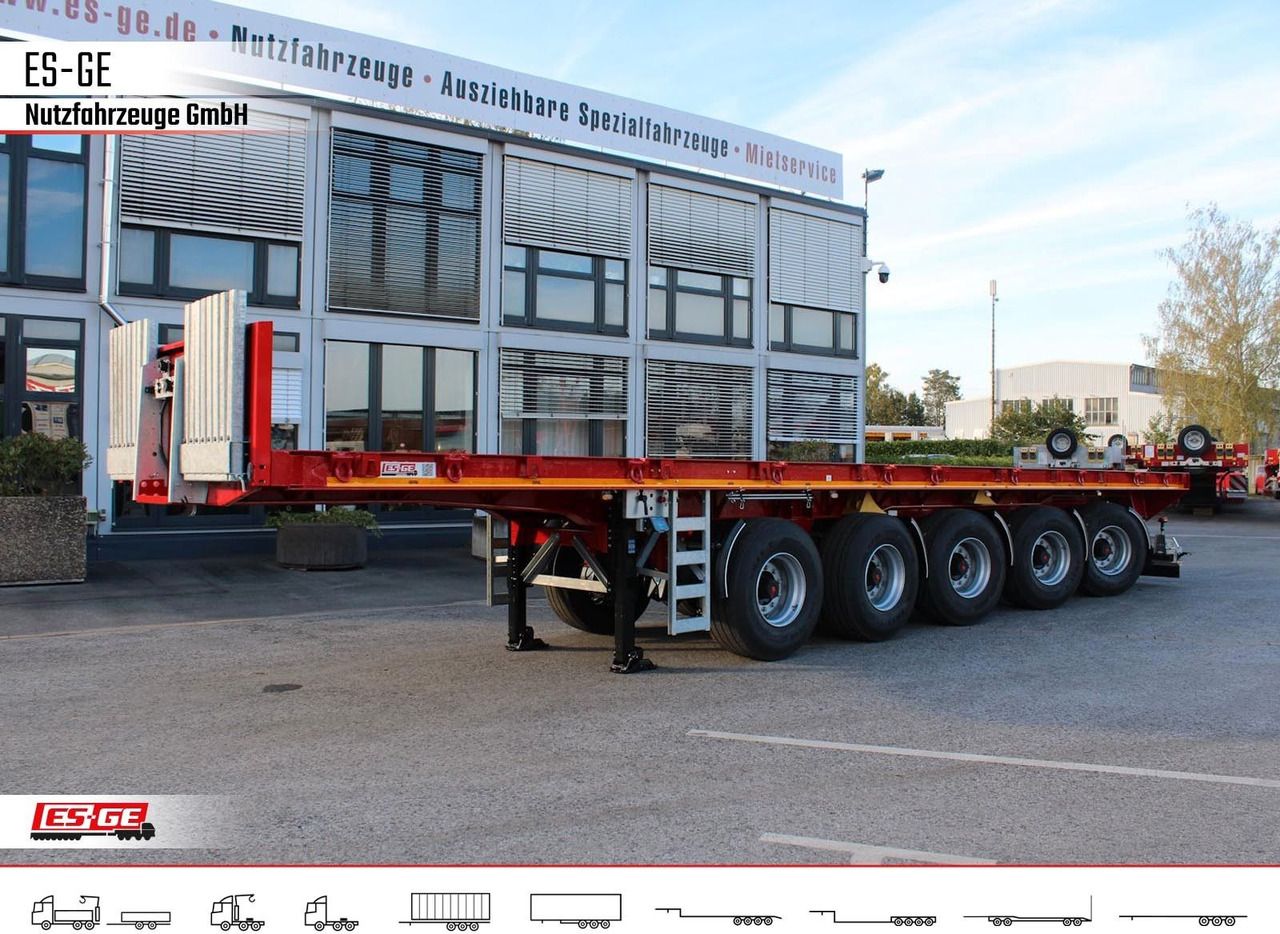نصف مقطورة مسطحة ES-GE 5-Achs-Ballastauflieger: صور 10