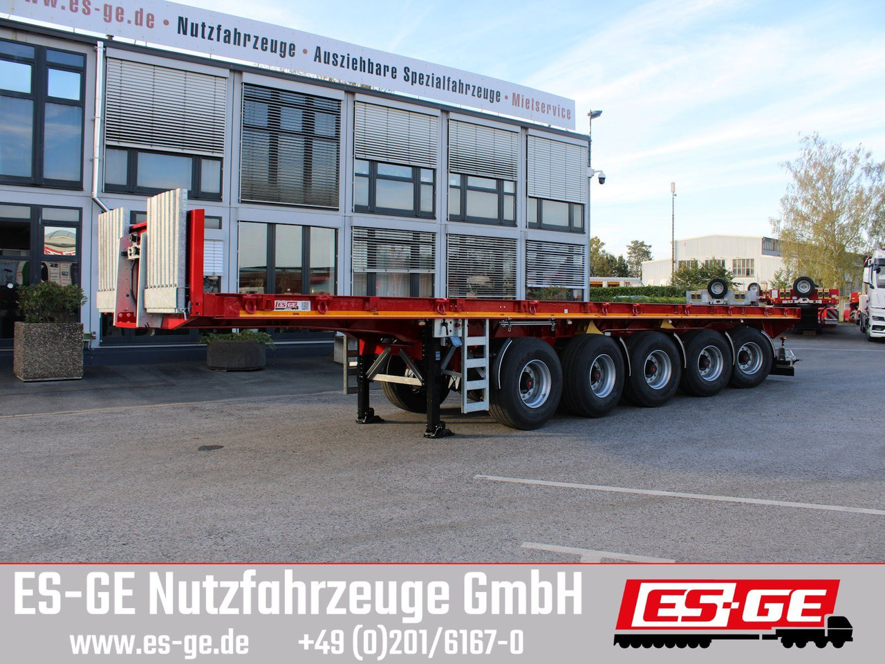 ES-GE 5-Achs-Ballastauflieger - نصف مقطورة مسطحة: صور 3 ES-GE 5-Achs-Ballastauflieger - نصف مقطورة مسطحة: صور 3