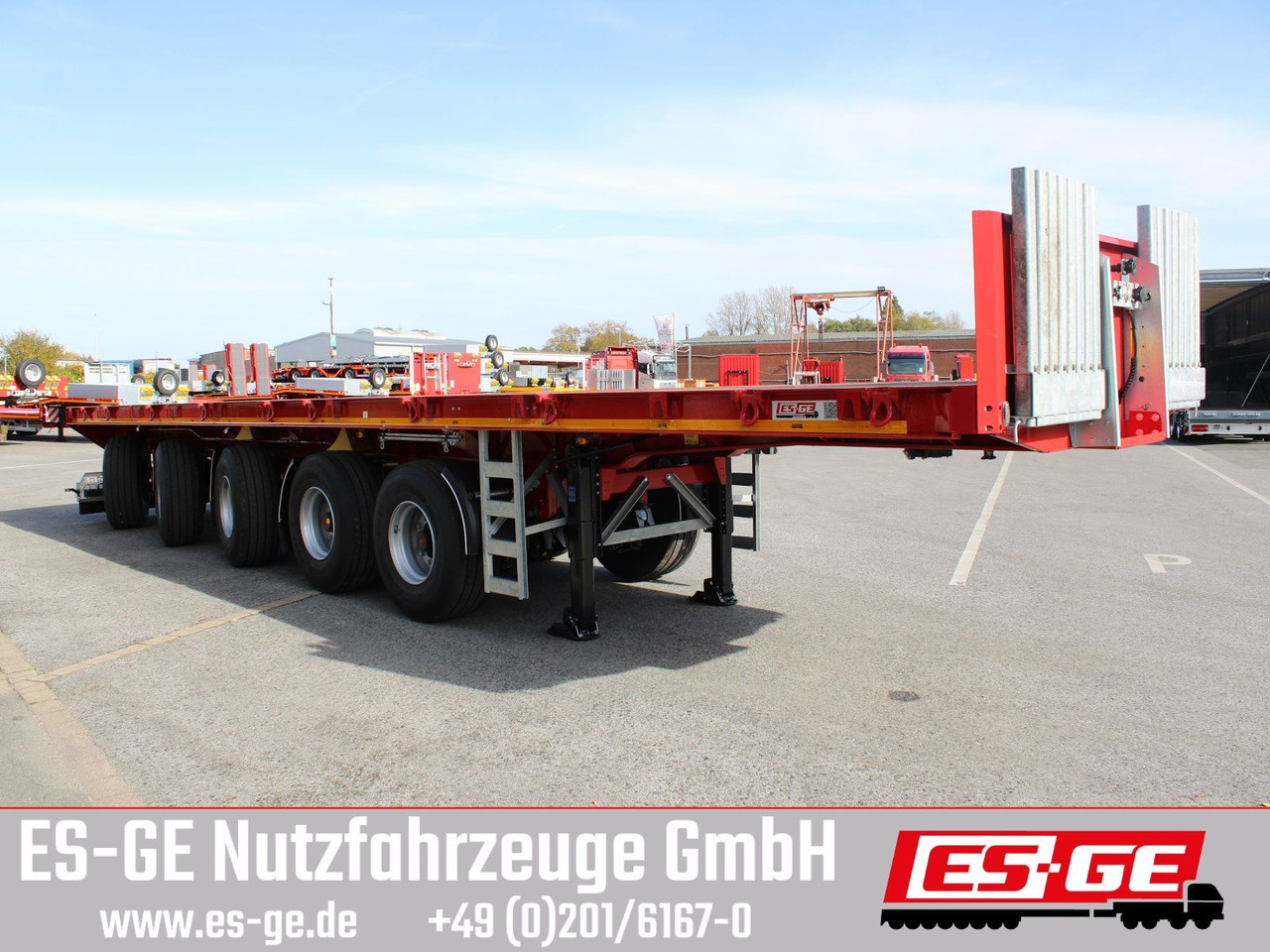 ES-GE 5-Achs-Ballastauflieger - نصف مقطورة مسطحة: صور 4 ES-GE 5-Achs-Ballastauflieger - نصف مقطورة مسطحة: صور 4