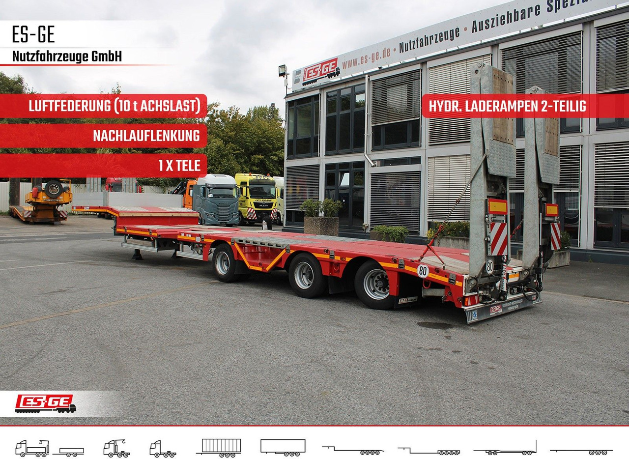 Faymonville MAX Trailer MAX100 Semi-Tieflader Radmulden - عربة مسطحة منخفضة نصف مقطورة: صور 1 Faymonville MAX Trailer MAX100 Semi-Tieflader Radmulden - عربة مسطحة منخفضة نصف مقطورة: صور 1