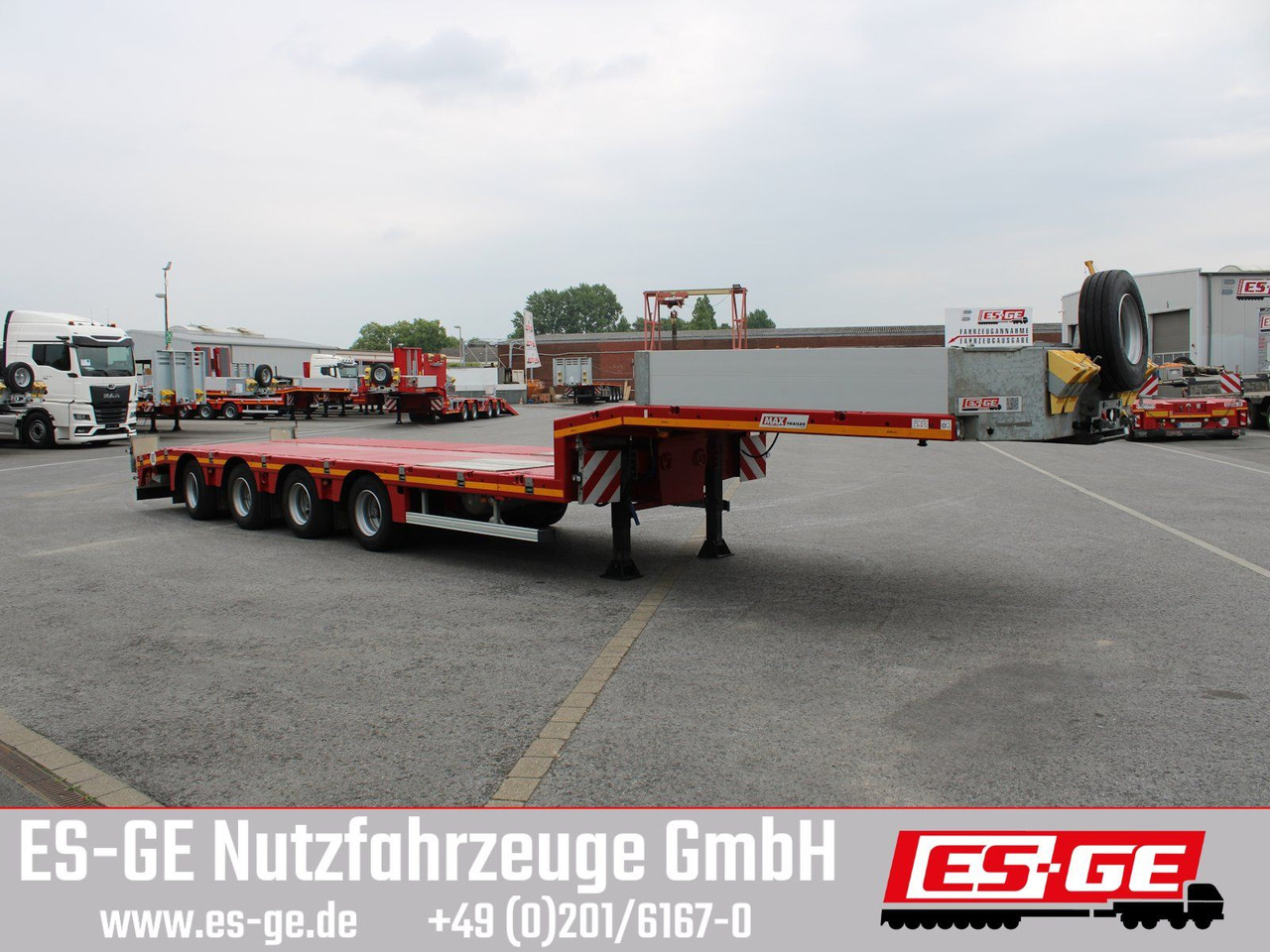 Faymonville MAX Trailer MAX100 Semi-Tieflader - عربة مسطحة منخفضة نصف مقطورة: صور 4 Faymonville MAX Trailer MAX100 Semi-Tieflader - عربة مسطحة منخفضة نصف مقطورة: صور 4