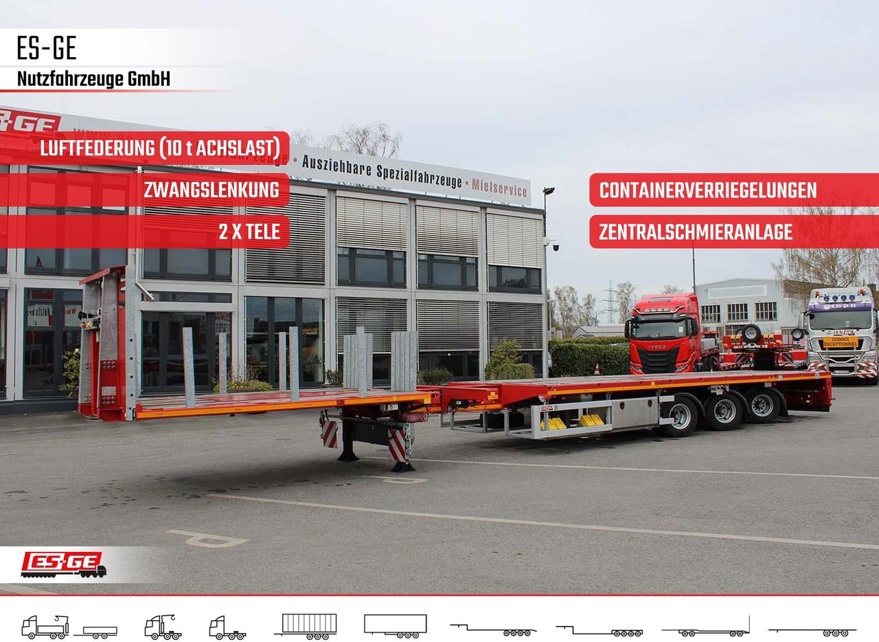 Faymonville Telemax Megatrailer - doppelt teleskopierbar - نصف مقطورة مسطحة: صور 1 Faymonville Telemax Megatrailer - doppelt teleskopierbar - نصف مقطورة مسطحة: صور 1