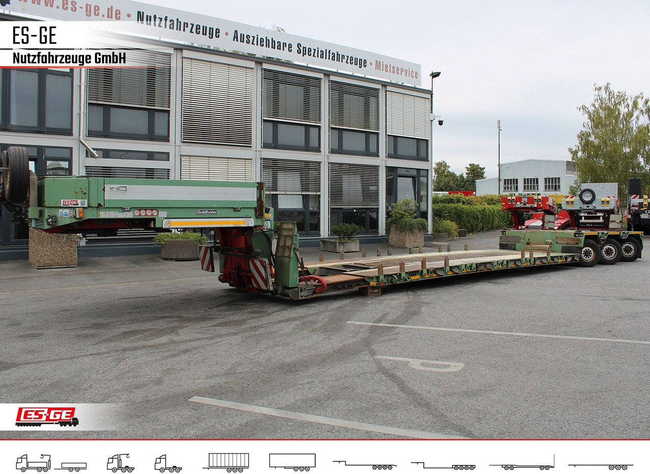 Goldhofer 3-Achs-Tiefbett 3x12 t - عربة مسطحة منخفضة نصف مقطورة: صور 2 Goldhofer 3-Achs-Tiefbett 3x12 t - عربة مسطحة منخفضة نصف مقطورة: صور 2